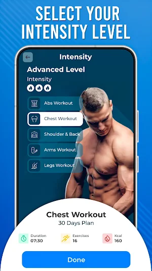 Workout App Screenshot 1