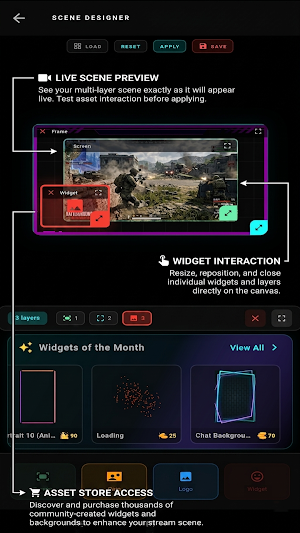 Scene-Cast: Live Stream Screenshot 2