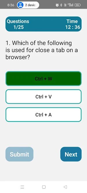 ITI Computer Science Quiz Screenshot 2