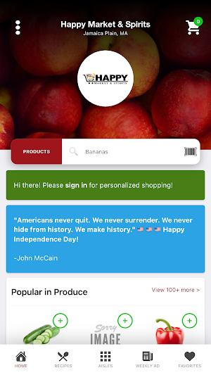 Happy Market & Spirits Screenshot 0