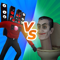 Merge Toilet Monster Battle