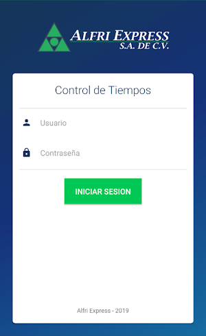 Alfri Express - Ctrl. Tiempos Screenshot 0