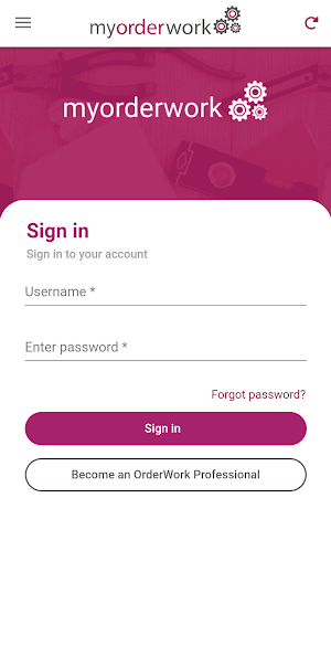 myOrderWork Screenshot 0