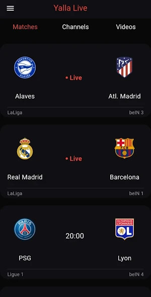 Yalla Live Football Screenshot 0