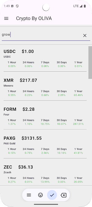 Cryptocurrency Screenshot 1