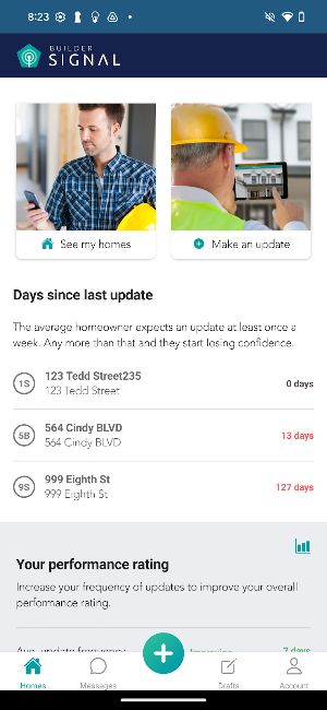 Builder Signal Screenshot 1