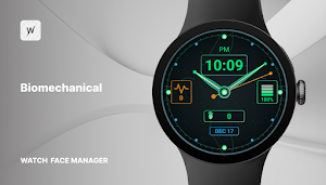 Biomechanical - watch face Screenshot 0