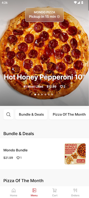 Mondo Pizza To Go Screenshot 1