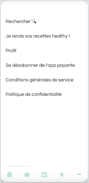 Leloup Nutrition : meal plan Screenshot 1