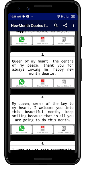 Monthly Wishes for Girlfriend Screenshot 2