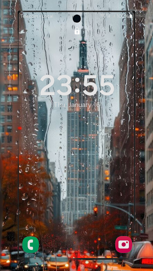 Rainy City Live Wallpaper Screenshot 2