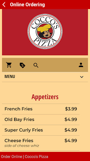 Cocco's Pizza - PA Screenshot 3