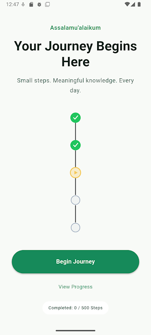 NoorSteps: Muslim Journey Screenshot 0