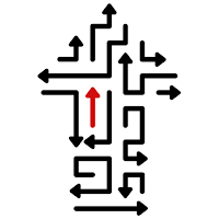 Arrow path combing