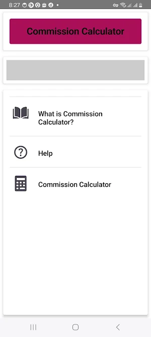Commission Calculator Screenshot 0