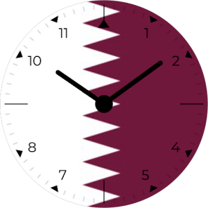 Qatar Analog Watch Face Screenshot 0