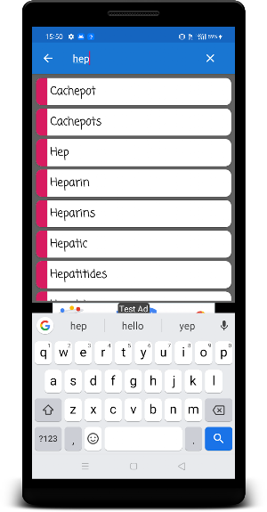 English Esperanto Dictionary Screenshot 1