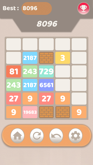 2048 Swipes: Puzzle Games Screenshot 3