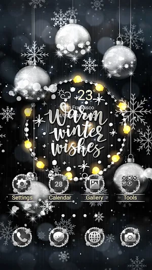 Warm Winter Wishes - Wallpaper Screenshot 0