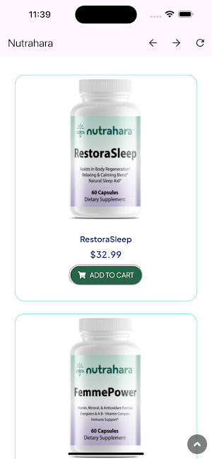 Nutrahara - Women's Health App Screenshot 3