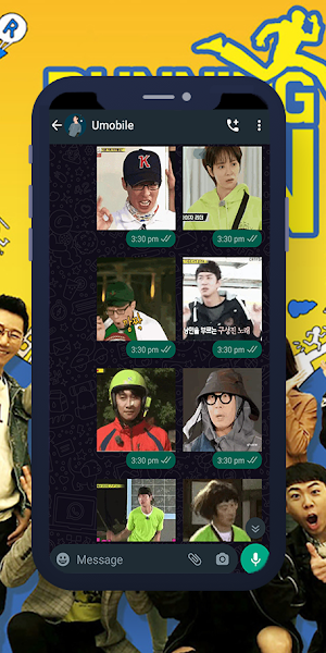 Running Man Animated WASticker Screenshot 3