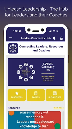 Leaders Community Hub Screenshot 1
