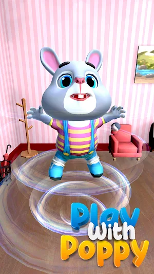 Poppy Talk : My Talking Rabbit Screenshot 1
