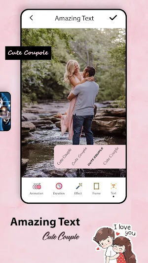 Romantic Love video maker Screenshot 2