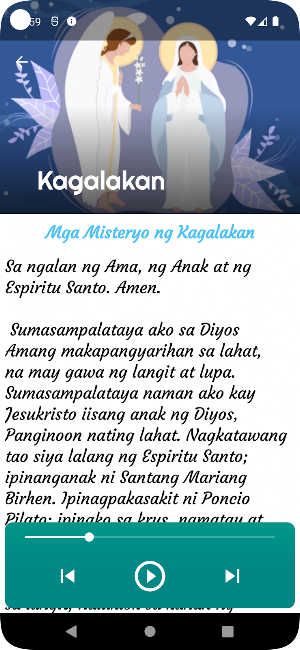 Ang Santo Rosaryo Tagalog Screenshot 1