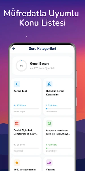 KPSS Vatandaşlık Soru Bankası Screenshot 1