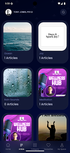 Tony Jones, Psy.D｜Wellness Hub Screenshot 2