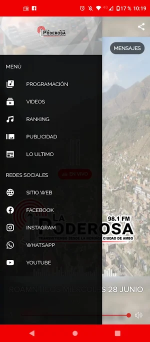 Radio La Poderosa Ambo Screenshot 2