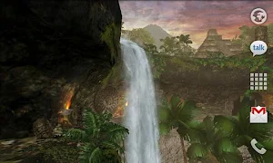 Jungle Waterfall LiveWallpaper Screenshot 2