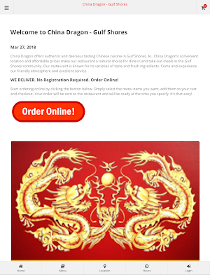 China Dragon Gulf Shores Online Ordering Screenshot 3