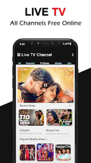 Live TV – Web Series & Guide Screenshot 1