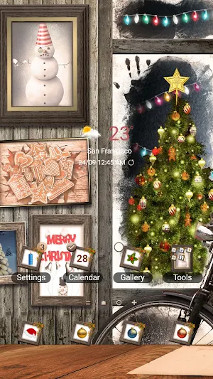 Vintage Christmas - Wallpaper Screenshot 0