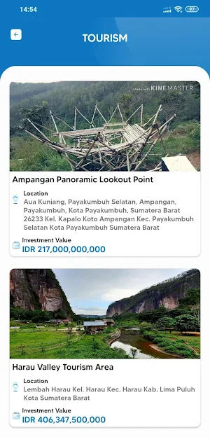Inlovest Sumbar Screenshot 1