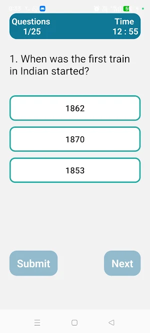 Railway Quiz Screenshot 0