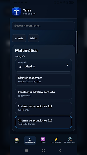 Talira – Calculadora técnica Screenshot 1