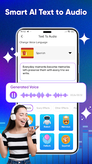 AI Voice Changer: Voice Effect Screenshot 1