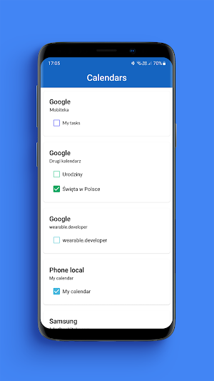 Events - Calendar Screenshot 1