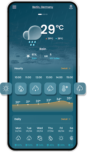 Weather forecast Screenshot 0