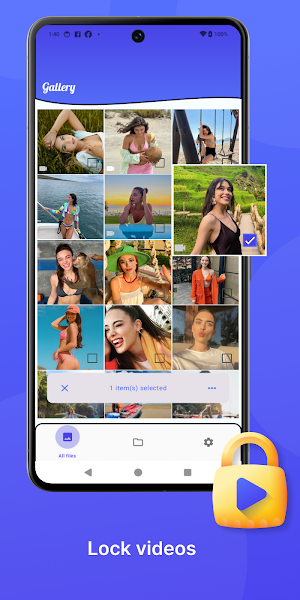 Lock videos Screenshot 0
