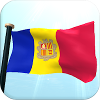 Andorra Flag 3D Free Wallpaper