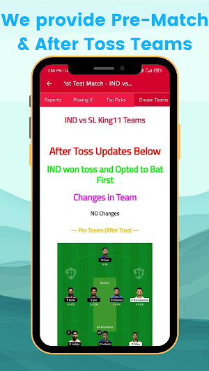 DK11 IPL Dream Prediction Team Screenshot 3