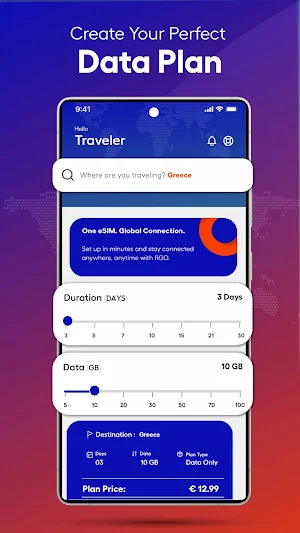 fiGO eSIM - Mobile Data Plans Screenshot 1
