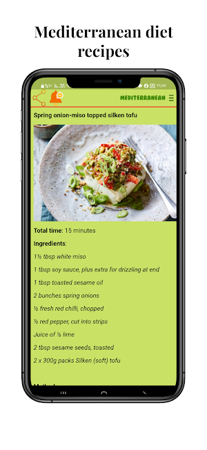 Mediterranean diet : recipes Screenshot 1