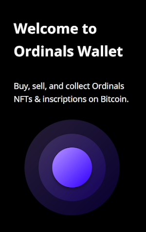 Ordinals Wallet Screenshot 1