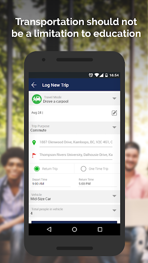 TRU Rideshare – Find TRU commute options Screenshot 1