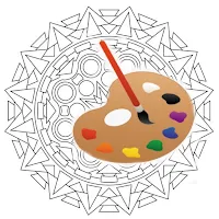 Mandala Painting - Pick Color and Paint Mandala